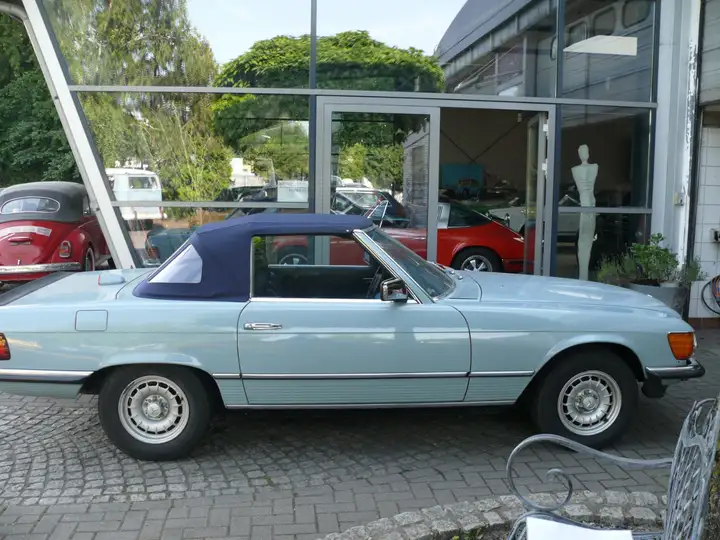 Mercedes-Benz SL 350 R107 1972 Cabrio | Horizontblau | Matching | Original